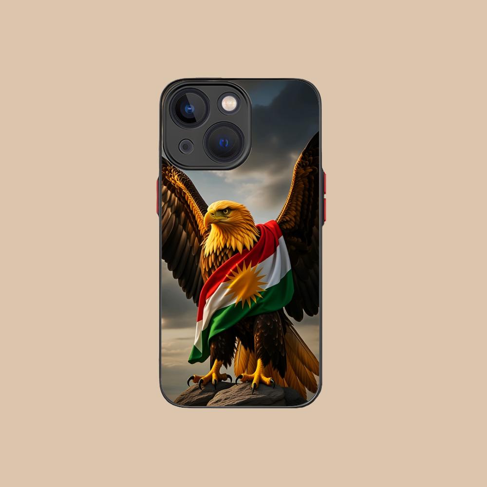 Kurdistan Flag Silicone Mobile Phone Case for iPhone 17 16 15 14 13 12 11 X XR XS Air Pro Max Plus Mini Colorful Cover