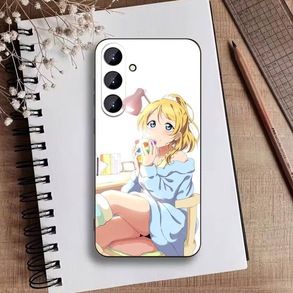 Чехол для телефона Love Live Асака Карин для Samsung Galaxy A73, A21s, A22, A31, A52, A53, A71, A41 Мягкий черный корпус