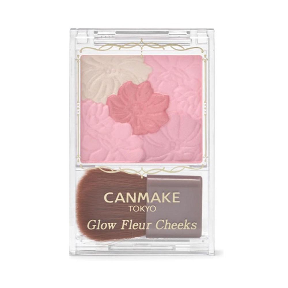 Румяна Canmake Glow Floor Cheek Pact 6,3 г, нет. 17 Мука со вкусом клубники и молока, 1 шт.