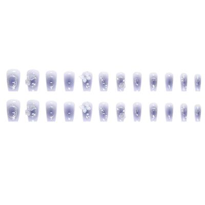 Накладные ногти Длинные накладные ногти Квадратные ногти Полное покрытие на ногтях Ногти с постепенным изменением дизайна Очень длинные с 2 мл клея