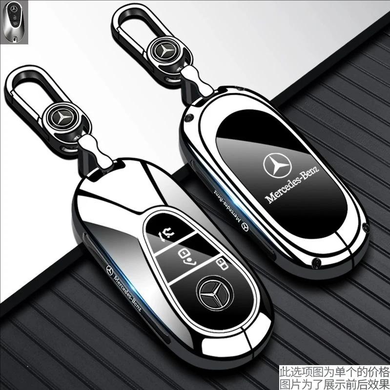 TPU Style Car Key Case Cover Shell Fob For Mercedes Benz C E S Class W206 W223 W214 GLA GLB GLC CLA CLS E300 S450 S580 S500 LL3