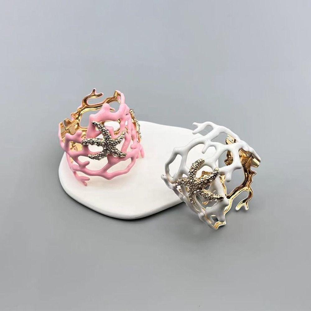 Ocean Style Irregular Coral Hollow Bracelet Hollow Exaggerated Bracelet  Women