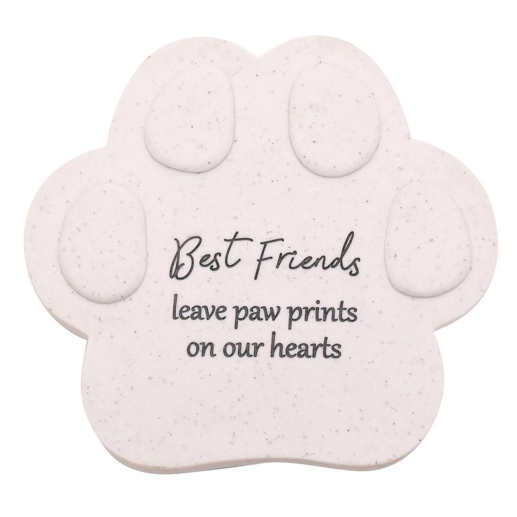 Thoughts of You Pet Memorial Paw Plaque - Large