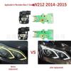Светодиодный чип дневных ходовых огней (DRL) для фары Mercedes-Benz E-Class W212 (Белый, 2014-2015)