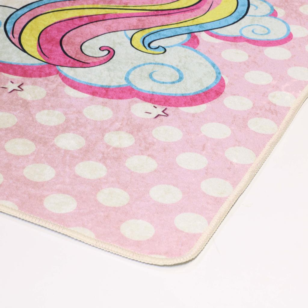Children's Bedroom Rug 120x160 Cm Polyester Unicorn Sweet