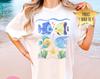 Cute Tropical Fish Beach Shirt, Oversized Beach TSHirt, Beach Coverup Tee, Tropical Fish Tee, Perfect Beach Camping or Cruise Shirt