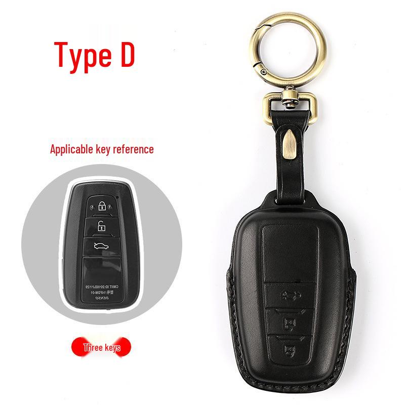 Toyota Key Case for Highlander, Corolla, Prado, RAV4, Levin, Velanda - Car Key Shell & Buckle Bag