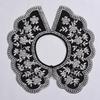 Women Fake Collar Shawl Detachable Blouse Decoration Lace Romantic Flower Embroidery Multi-Layer False Collar Shirt Collar