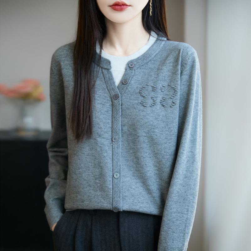 25 осенне-зимних женских трикотажных изделий: Кардиган из двух частей с бархатистой текстурой Энди, в корейском стиле