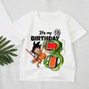 Футболка Dragon Ball для мальчиков Номер Одежда Мода Гоку Аниме Фигурка Принт Одежда Топы Детские Летние Дышащие Топы Подарок на День Рождения