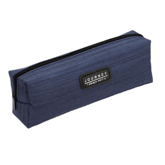 Multipurpose Durable Trendy Pure Colors Simple Canvas Business Stationery Case Pencil Holder