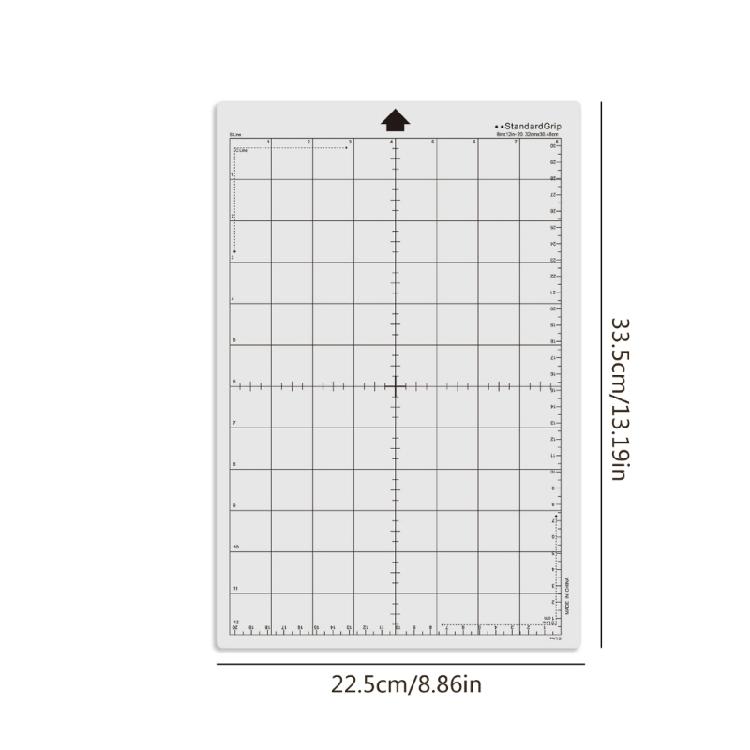 3 Sheets Adhesive Cutting Mats Silhouettes Portrait Replacement Cutting Mats