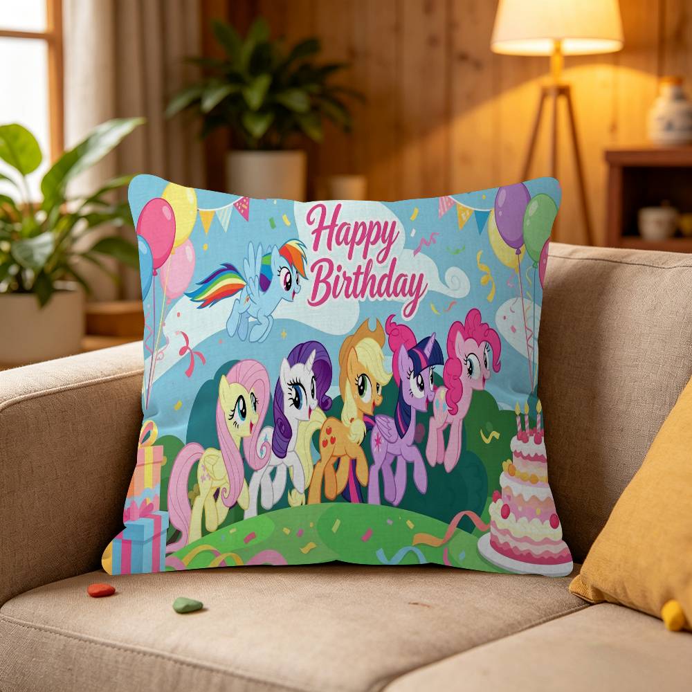 Мультяшная My L-Little P-Pony Розовая наволочка чехол для диванной подушки украшение для домашней комнаты детский подарок