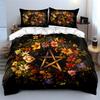 Floral Wreath With Wooden Star Kid'S And Adults' Bedroom Decor, Exquisite Three-Piece Bedding Set Gift