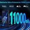 OUKITEL WP35 Pro Смартфон Защищенный 5G 36ГБ+512ГБ 6.6" FHD+ 11000мАч 64МП Камера Неубиваемый Телефон Android 14 Dual SIM/NFC, Серый