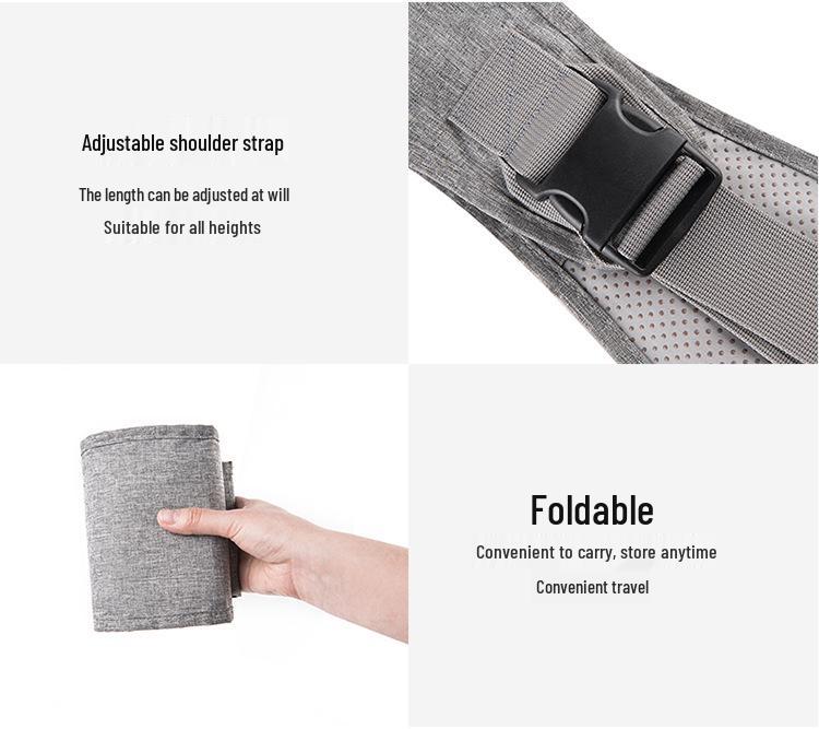 Baby Carrier: Simple Sling with Waist Stool for Newborns - Hands-Free, Portable Infant Holder