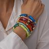 Акриловые Бохо Акриловые Браслеты Нарукавник Изогнутый Трубчатый Браслет Леопардовые Акриловые Браслеты Женские Подарки