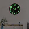 1PC Luminous Clock Wall Clock Living Room Simple Clock Living Room Watch Wall Mute Wall Clock Quartz Clock Wall Mounted