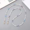 Flower Beads Crossbody Phone Strap Rabbit Phone Neck Straps Mobile Phone Lanyard  Lanyard Patch