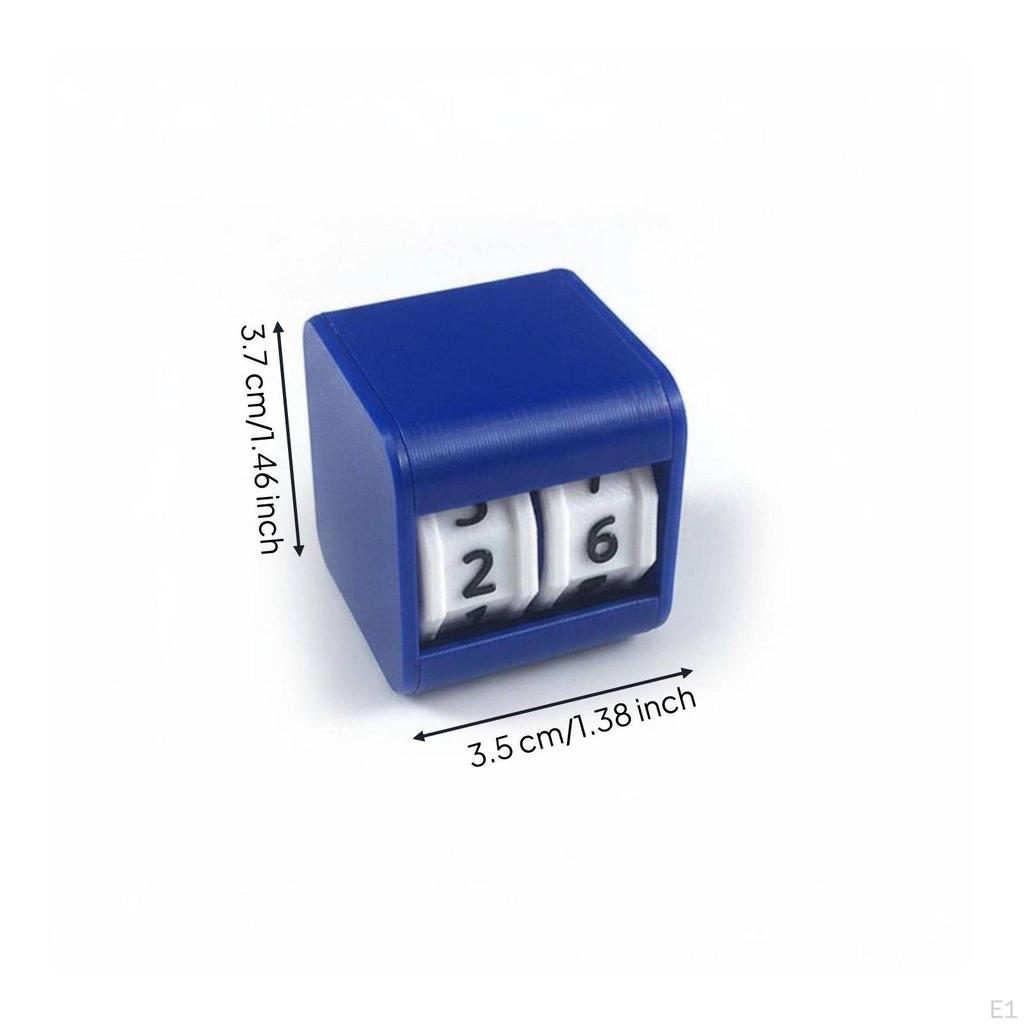 Manual Number Wheel Counter MultiDigit 3D Printed Dial for Tabletop Participants, Tournaments
