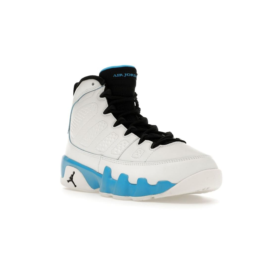Air Jordan 9 Retro GS Powder Blue 2024 Детские кроссовки Белый Summit-White Черный FV0143-101