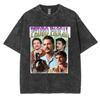 Limited Pedro Pascal Actor Washed Vintage T Shirt Men Women Casual Oversized Tshirt Fashion High Quality Cotton Tees Streetwear