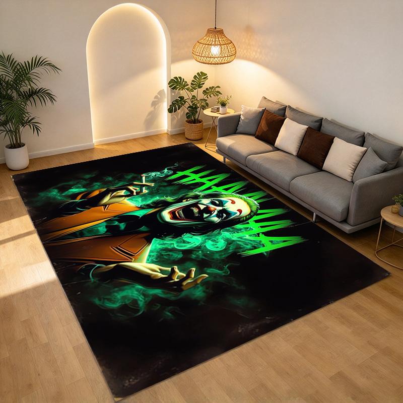 Joker Laugh Living Room Nonslip Area Rug Soft Carpet For Bedroom Game Playroom Sofa Office Home Decor Doormat Christmas Gift C929386