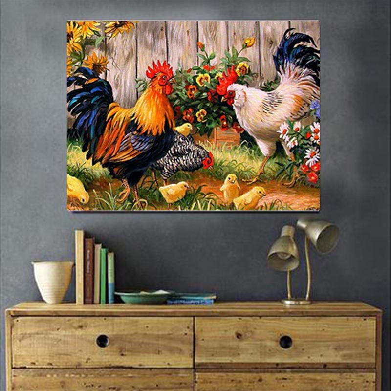 Полная дрель 5D DIY Украшение дома Картина дома Декоративная дрель