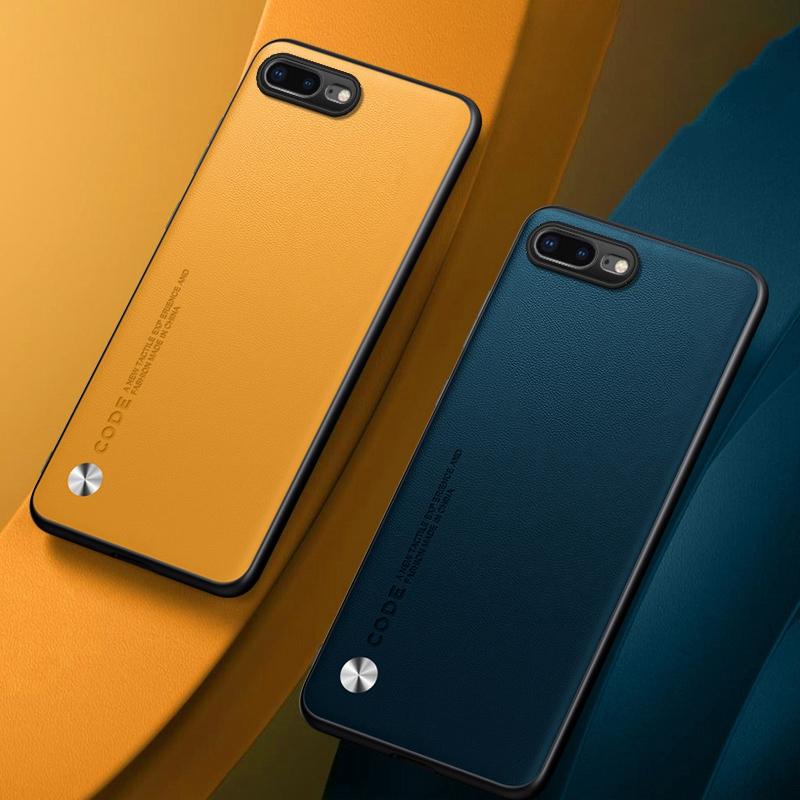 Роскошный чехол из искусственной кожи для iPhone 7 8 Plus, задняя крышка, матовый силиконовый чехол для iPhone 7 Plus, 7Plus Coque