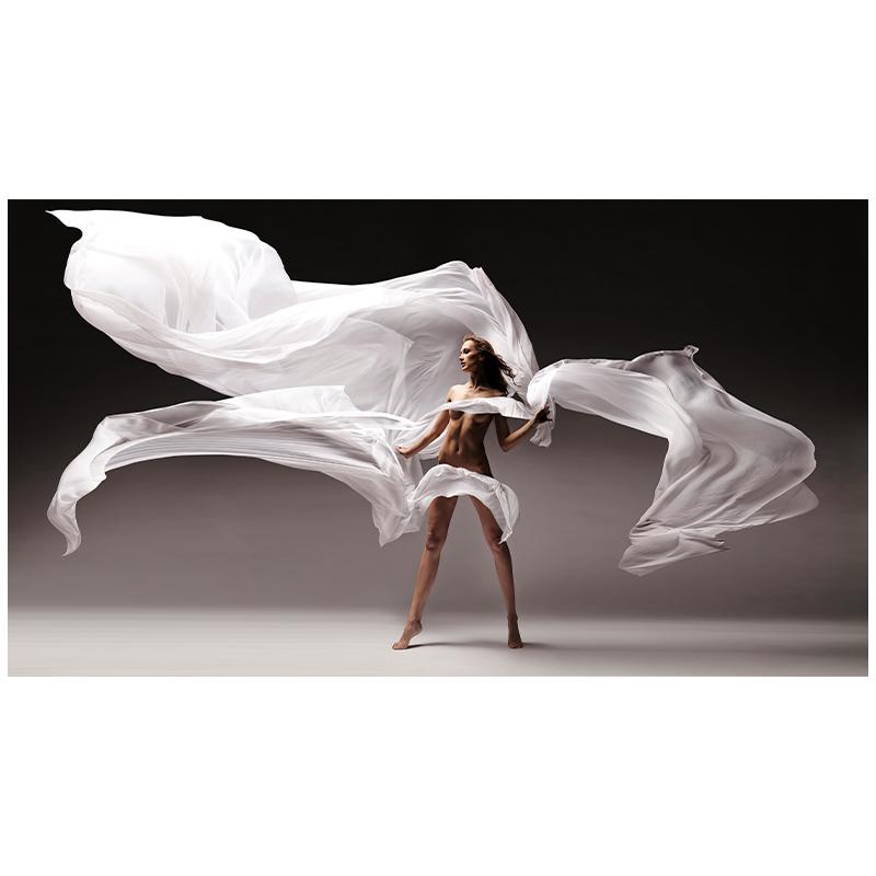 Элегантный Танец Современного Искусства Женщина Боди-Арт Картина Маслом Холст Картины Куадрос Фон Украшения Стены