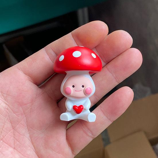 Красный гриб в форме магнита на холодильник наклейка фото стены 3D Смола магнитная съемная наклейка на холодильник Декор на холодильник