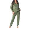 Комплекты женской одежды повседневные спортивные осенне-зимние толстовка с капюшоном и брюки с длинными рукавами комплект из 2 предметов