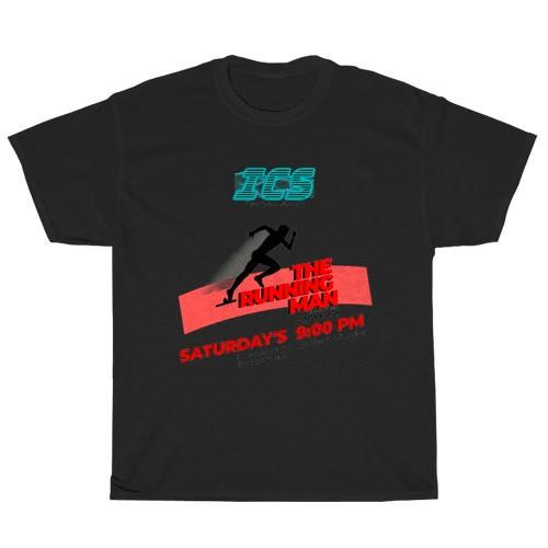 ICS Network Television The Runni Logo American Men#039;s TShirt Funny Size S to 5XL Unisex T-Shirt