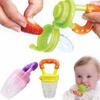 Baby Silicone Fresh Food Feeder Fruit Safe Nipple Teether Bite Bag