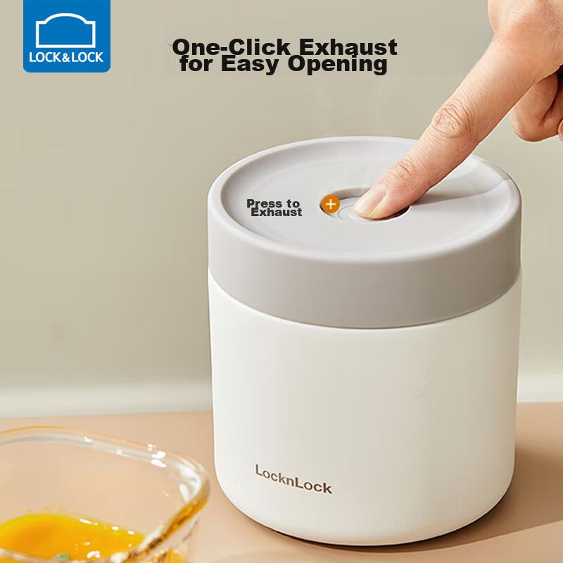 LOCK&LOCK Insulated Lunch Box, Children's Food Container, Vacuum Baby Food Bowl, Sealed Stainless Steel Soup Pot, Portable Takeaway Porridge Cup