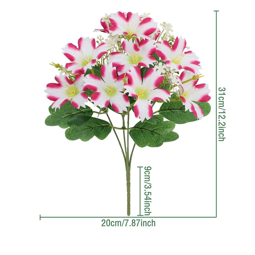 UV Resistant Realistic Faux Blooms Plastic Artificial Flower  Flower Arrangement