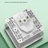 Jukai 86-Type Slanted 5-Hole Wall Socket Panel