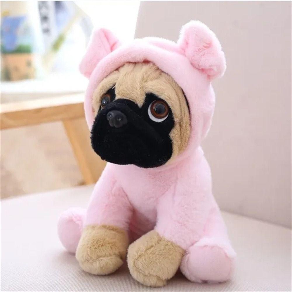 Stuffed Animals Pug Dog Plush Toys Rabbit Elephant Bulldog Dogs Plush Stuffed Sharpei Dog  Birthday