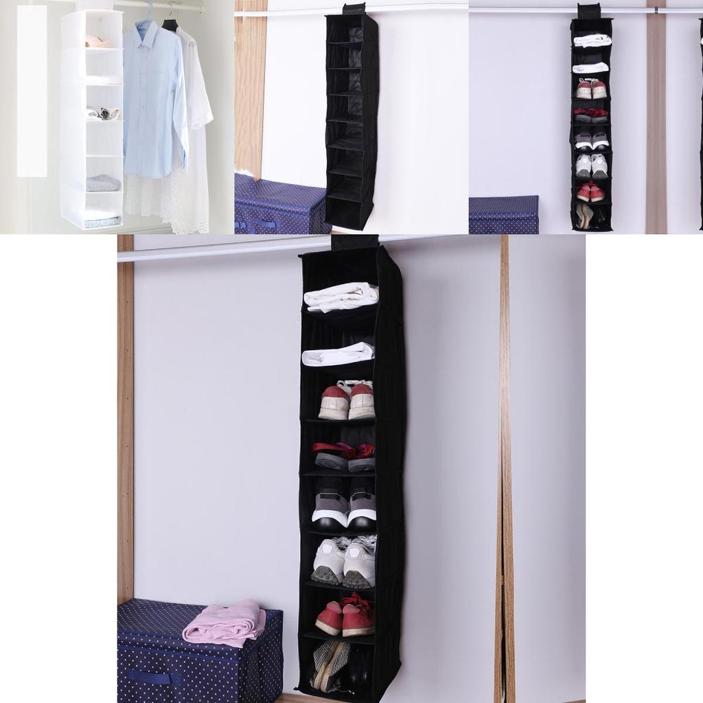 Multi-purpose Cube-shaped Bedroom Storage Bag In Luxury Black