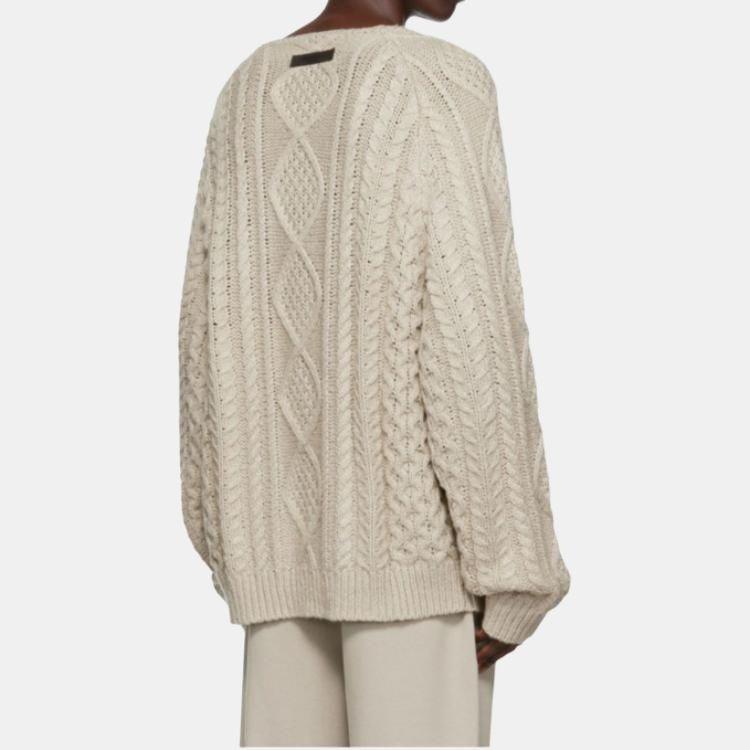 Fear of God Essentials FW22 Cable Knit 'Smoke' Men's FOG-FW22-305