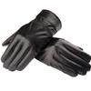 Leather Gloves Winter Thick Windproof Riding Gloves Men Plus Cashmere Sheepskin Gloves M-XL