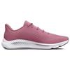 Under Armour Женские кроссовки Charged Pursuit 3 Big Logo — Pink Elixir, серебристый металлик 3026523-600