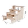 Solid Wood Handmade Frame for Household Window Display CHILDREN'S Storage Props Splicing Car Model Ladder Display Rack