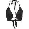 Stylish Bikini Top With Double Layer Special Collection Jumpsuit With Black Hoop Accessories