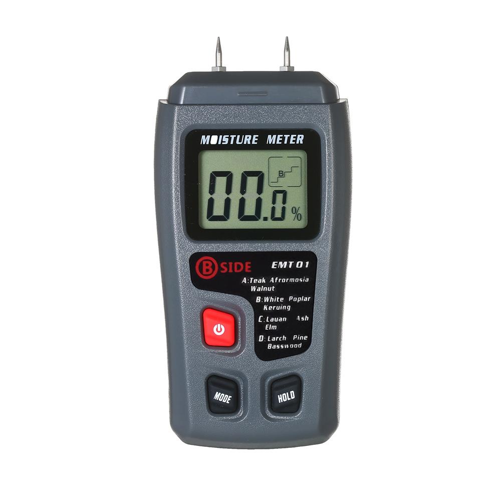 Wood Moisture Test Moisture Meter 4 Modes Portable Hygrometer Pin Type Timber Humidity Instrument