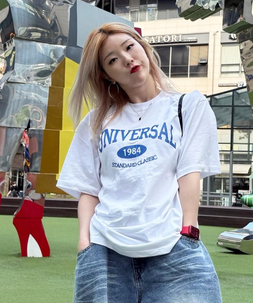 BLOND9 [2 шт.] Большие футболки с круглым вырезом, коротким рукавом и логотипом и универсальные футболки оверсайз с круглым вырезом