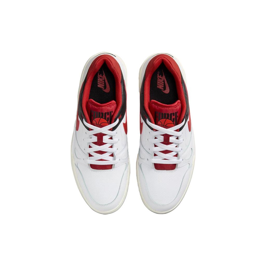 Nike Full Force Low Mystic Красные мужские кроссовки Бело-черный парус FB1362-102