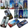 Phone Cover Love Paris Eiffel tower pink Casing for Apple iPhone 17 16 11 Pro XS Max XR 6 7 8 Plus + 16E SE 2020 Air 5 8+ Case