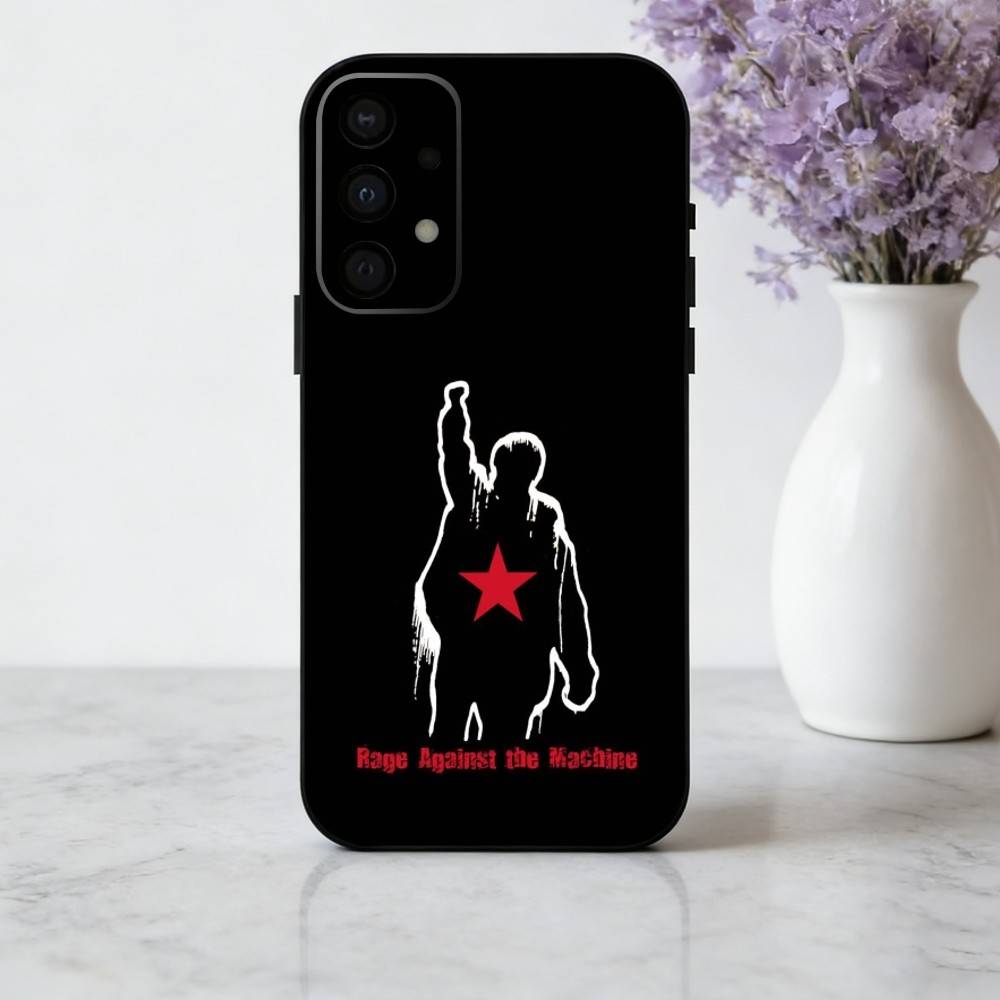 Powerful R-Rage A-Against the Machine Phone Case For Samsung Galaxy A73,A72,A71,A70,A53,A52,A51,Others Soft Black Cover