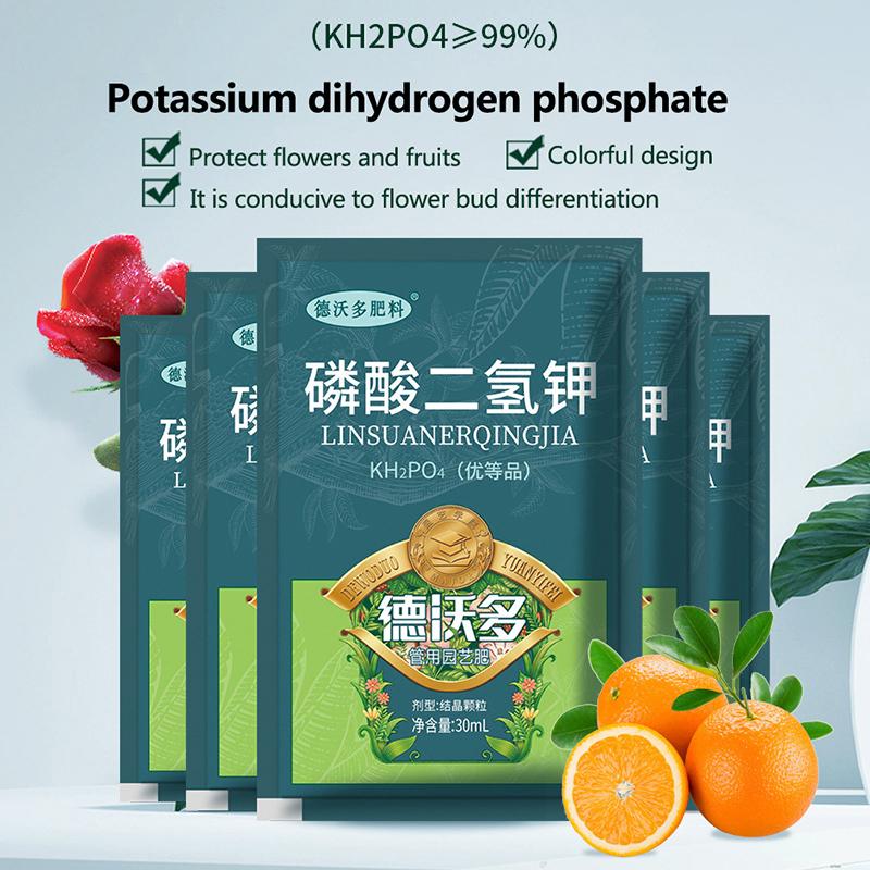1 шт. 30 г калия дигидрофосфата поверхностного удобрения листьев способствует росту растений бонсай цветочное комплексное удобрение